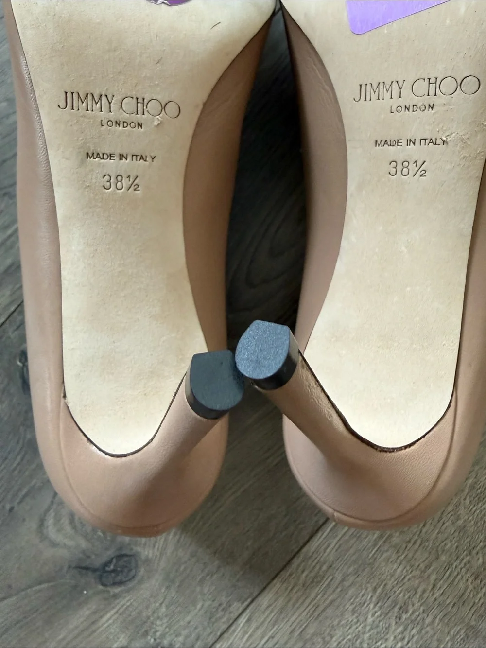 NWT Authentic Jimmy Choo Romy 85 Leather Pump Size 38.5